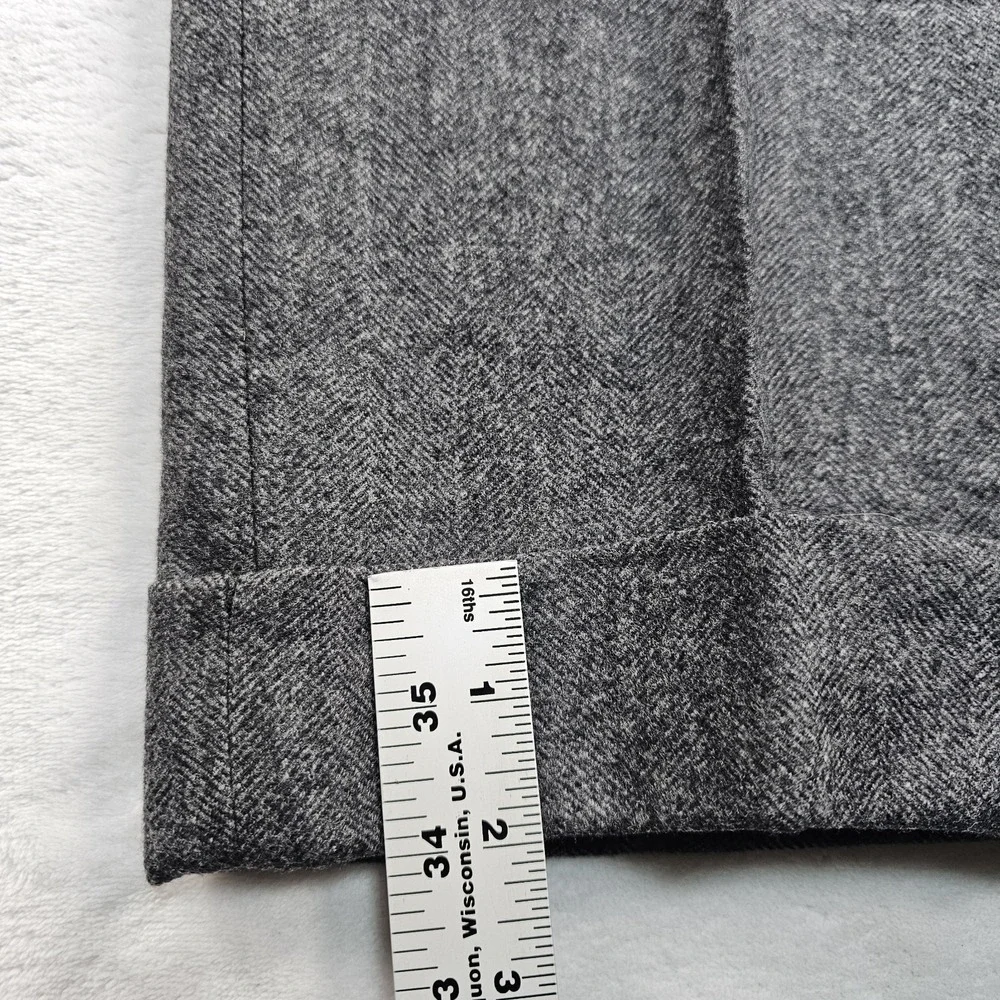 Brooks Brothers Black Fleece Trousers Men BB3 36x27 Flannel Wool USA Herringbone